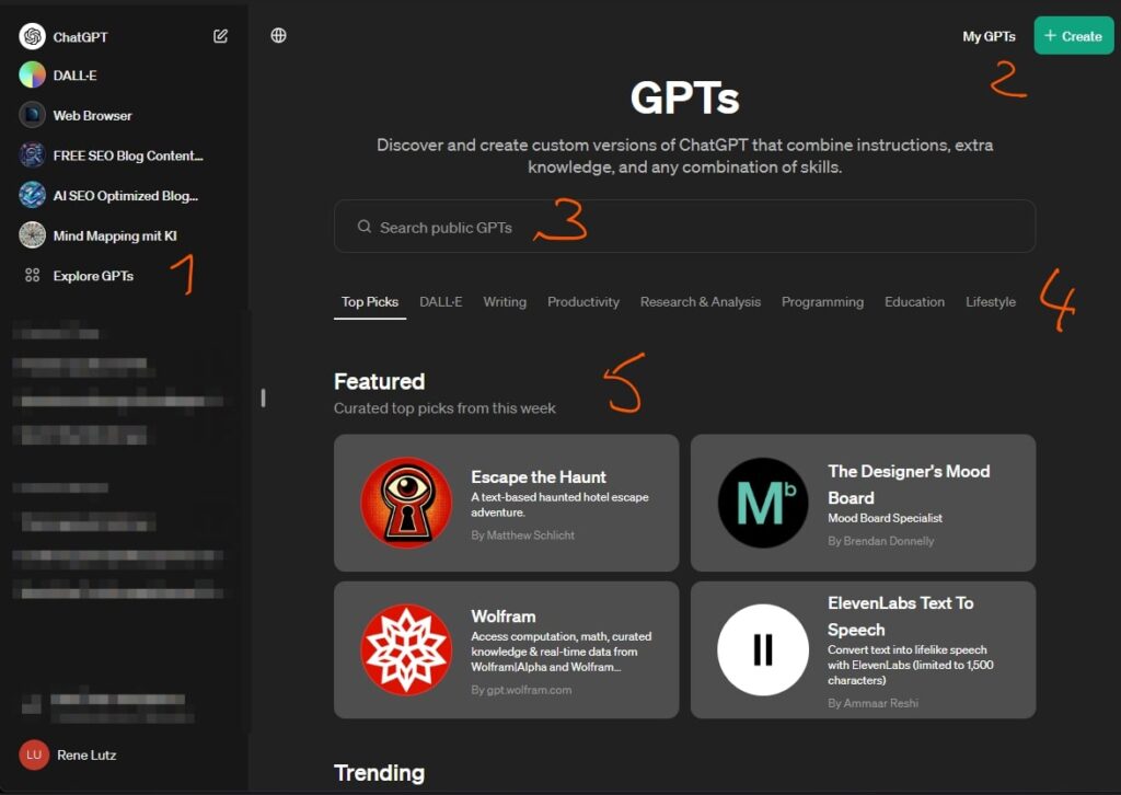 Der GPT Store von ChatGPT