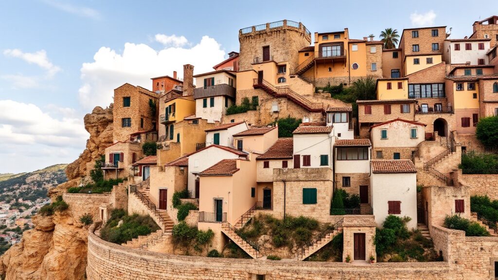 Ergebnis Flux für spanisches Dorf