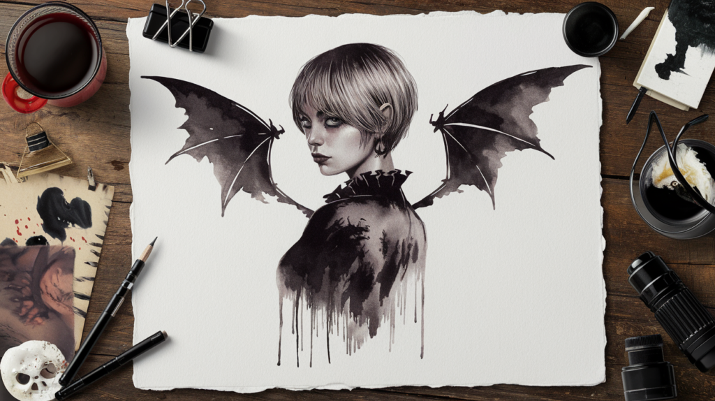 Ergebnis Ideogram 2 Doppelbelichtung