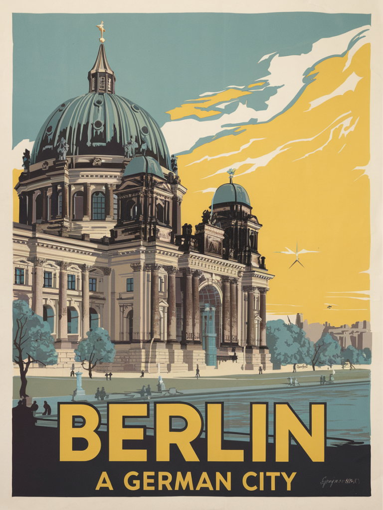 Ergebnis Ideogram 2.0 Poster Berlin