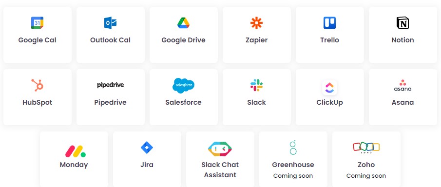 Schnittstellen von MeetGeek zu deinen Tools