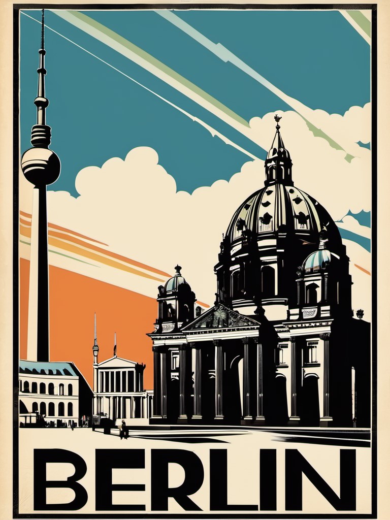 Ergebnis SDXL Poster Berlin