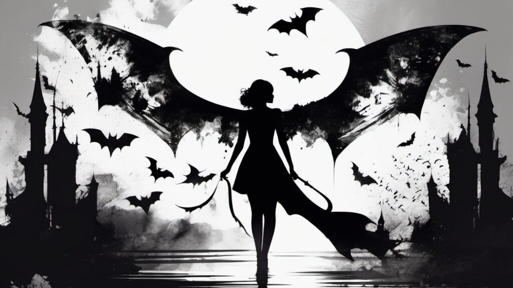 Bild von SDXL: Vampir Doppelbelichtung