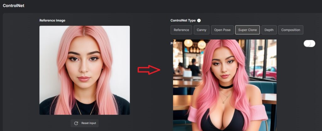 Super Clone ist perfekt für KI Influencer