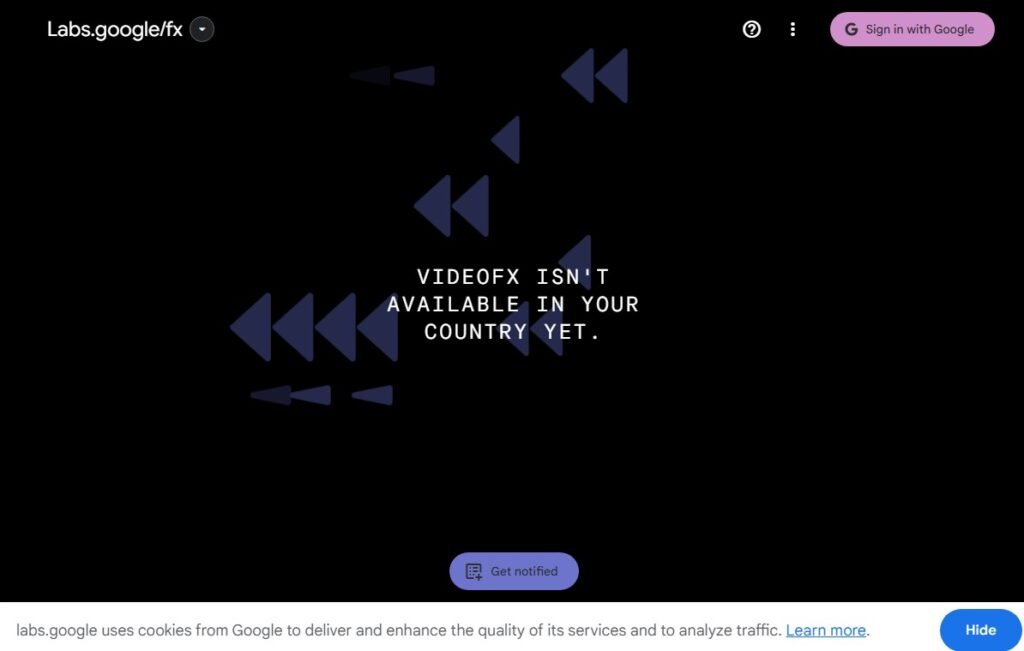Aktuell ist Veo 2 in der EU nicht verfügbar