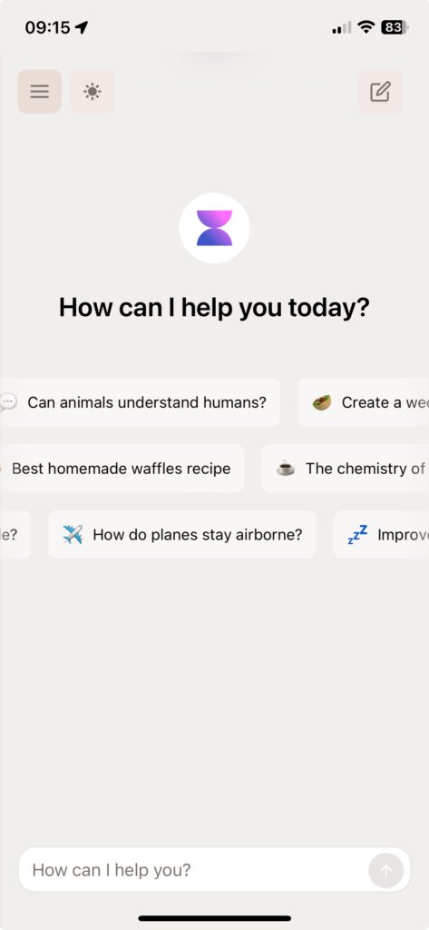 Aufruf von Voilá am Handy