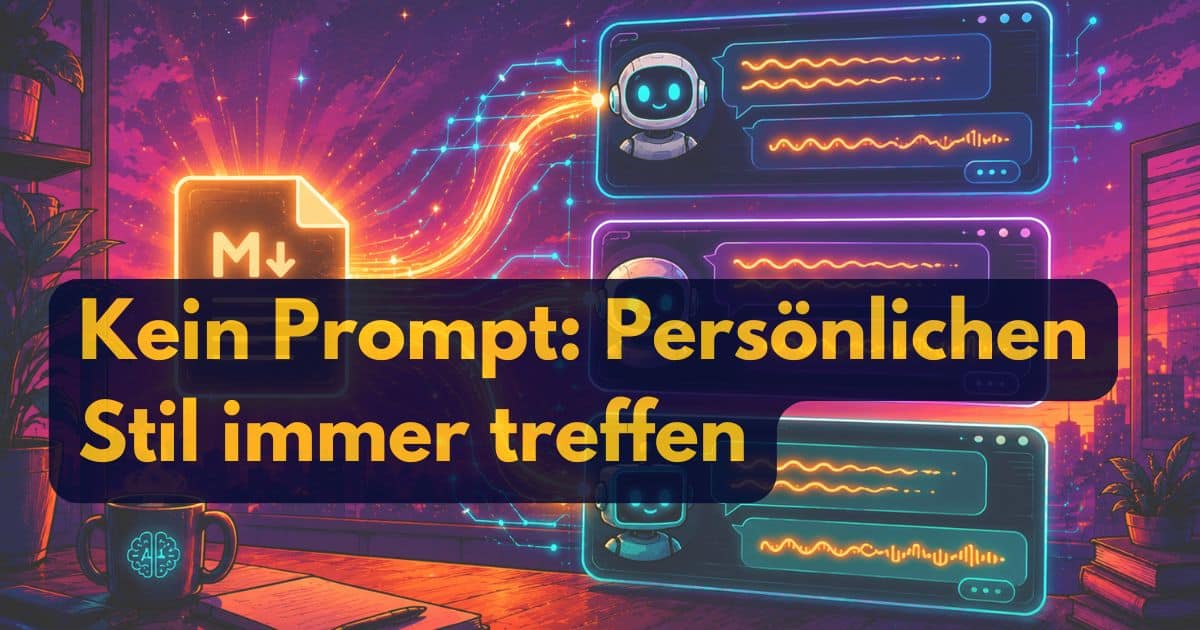 Eigenen Schreibstil der KI beibringen: Kontext-Dateien statt Prompts (2026)
